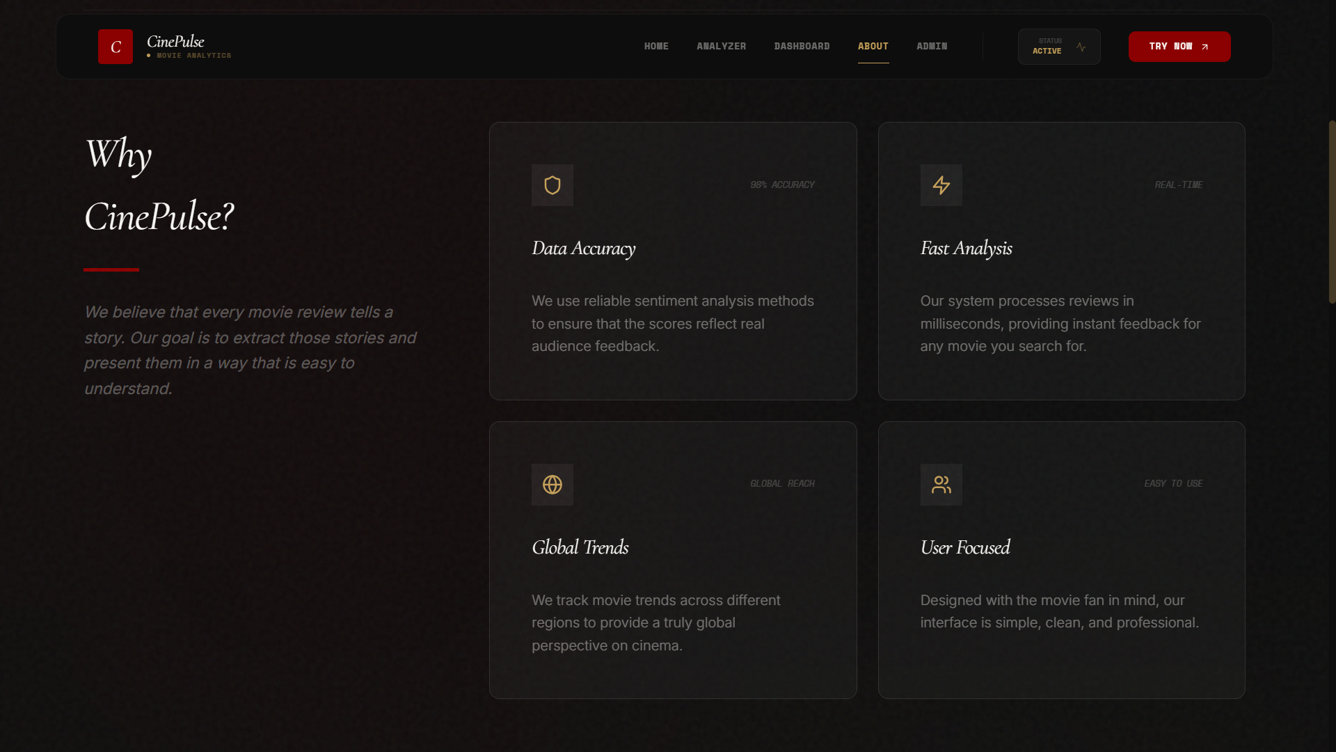 CINEPULSE AI screenshot 2